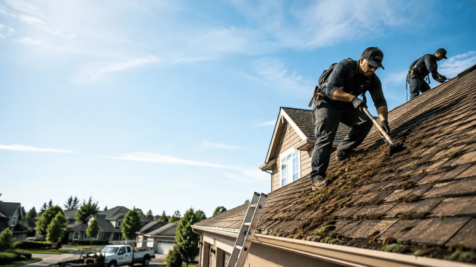 Roof Moss Removal in Sigel, IL near me
